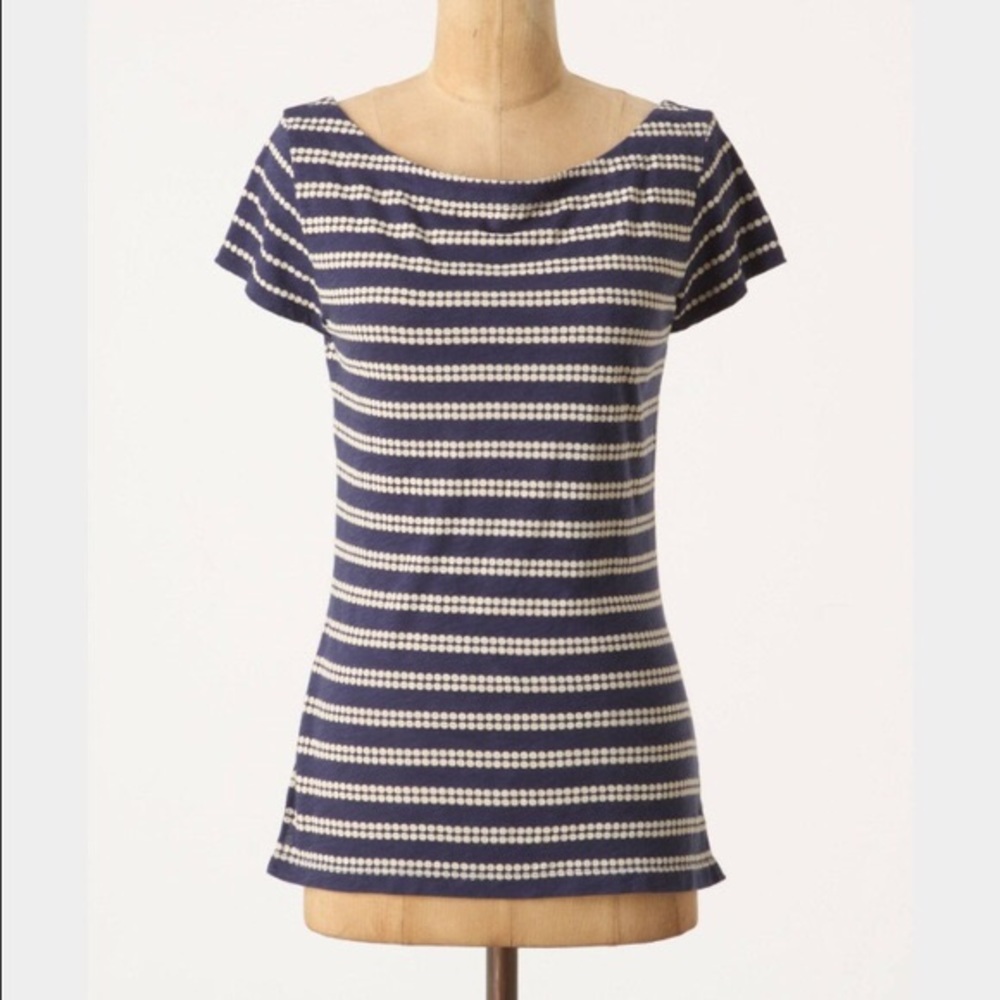 Anthropologie Pilcro tie back tee M